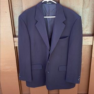 Riggings 100% wool lightweight navy suit blazer